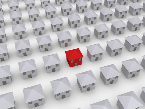 istock Many houses but one is different 951954920