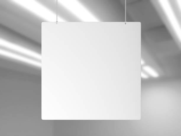 istock Indoor Single Sided Wall Mounted Display Acrylic Poster Frame for advertising. 3d render illustration. 951956320