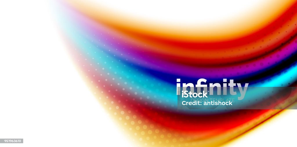 Mixed Color Wave Background Vector 3d Fluid Colors Wave Background Flowing Abstract Shape With ...