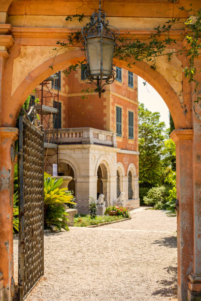 giardini botanici hanbury, ventimiglia, liguria, italia - hanbury foto e immagini stock