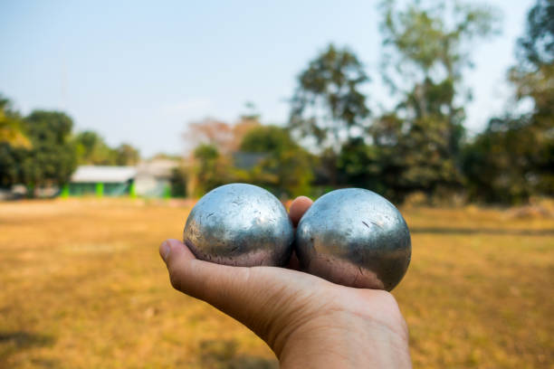 istock petanque ball,fun and relaxing game 951974298