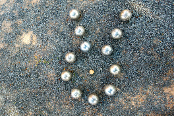 istock petanque ball,fun and relaxing game 951974442