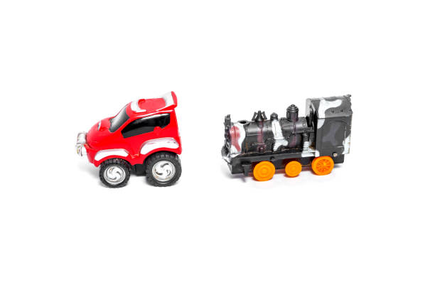 istock Little model car isolated on white background 951974478