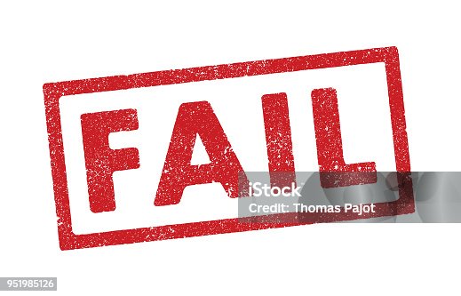 istock Fail ink stamp 951985126