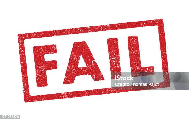 Fail Ink Stamp Stock Illustration - Download Image Now - Failure, Rubber Stamp, Sign