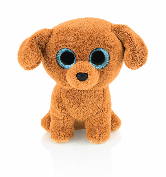 white dog doll
