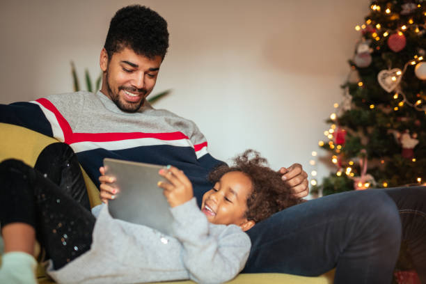 istock Watching cartoons at home 951992828
