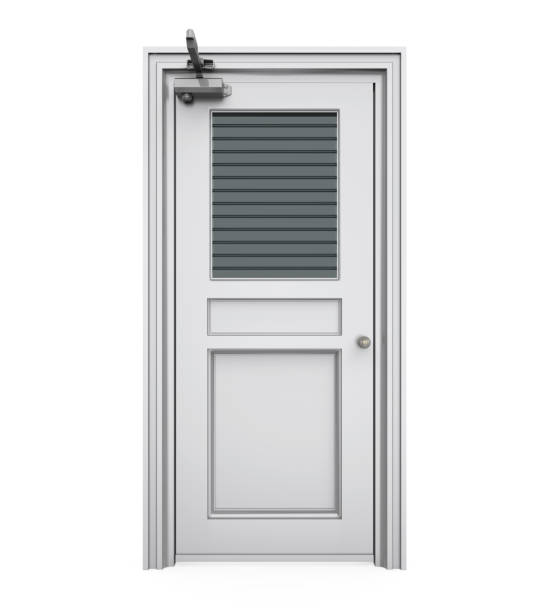 istock Closed Steel Door Isolated 951994170