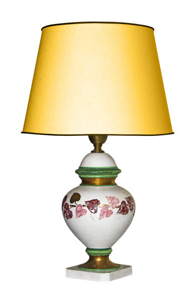 istock Vintage table lamp isolated with clipping path on white background 951994776