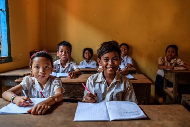 istock Cambodian school children during class, Tonle Sap, Cambodia 951994840