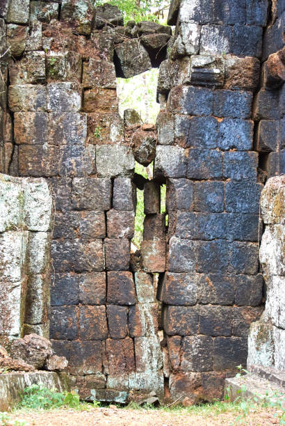 Ancient temple angkor era stock photo