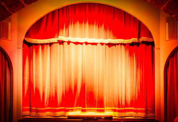 istock Theatre curtain on stage 951998370