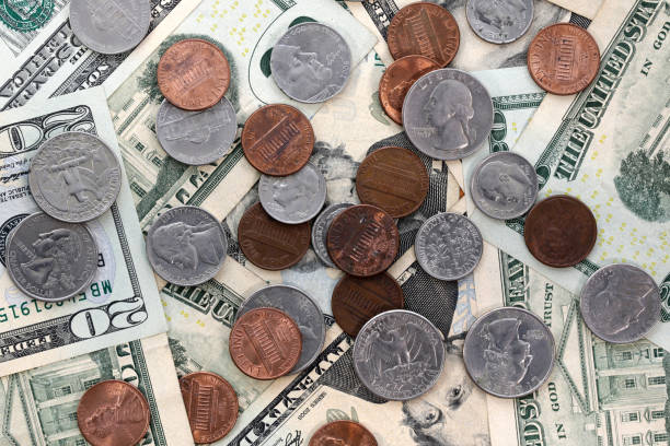 istock United States US twenty dollar bills ($20) and cents 952003216