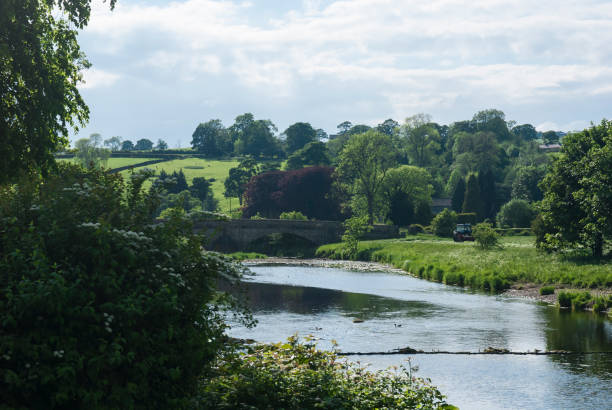 ribble bei sawley - ribble stock-fotos und bilder