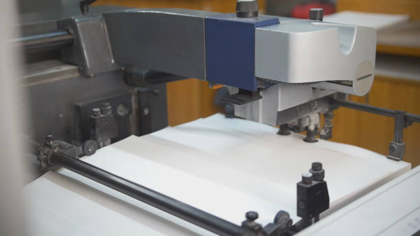 istock Production press print equipment in typography 952005348