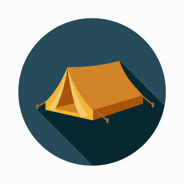 A flat design styled Wild West icon with a long side shadow. Color swatches are global so it’s easy to edit and change the colors.