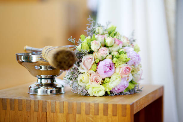 Priest during a wedding ceremony/nuptial mass