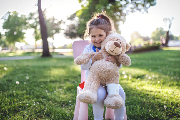 istock Child doctor and her toy patient 952018034