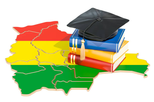 istock Education in Bolivia concept, 3D rendering isolated on white background 952019470