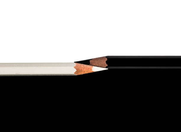 Elegance black and white pencils