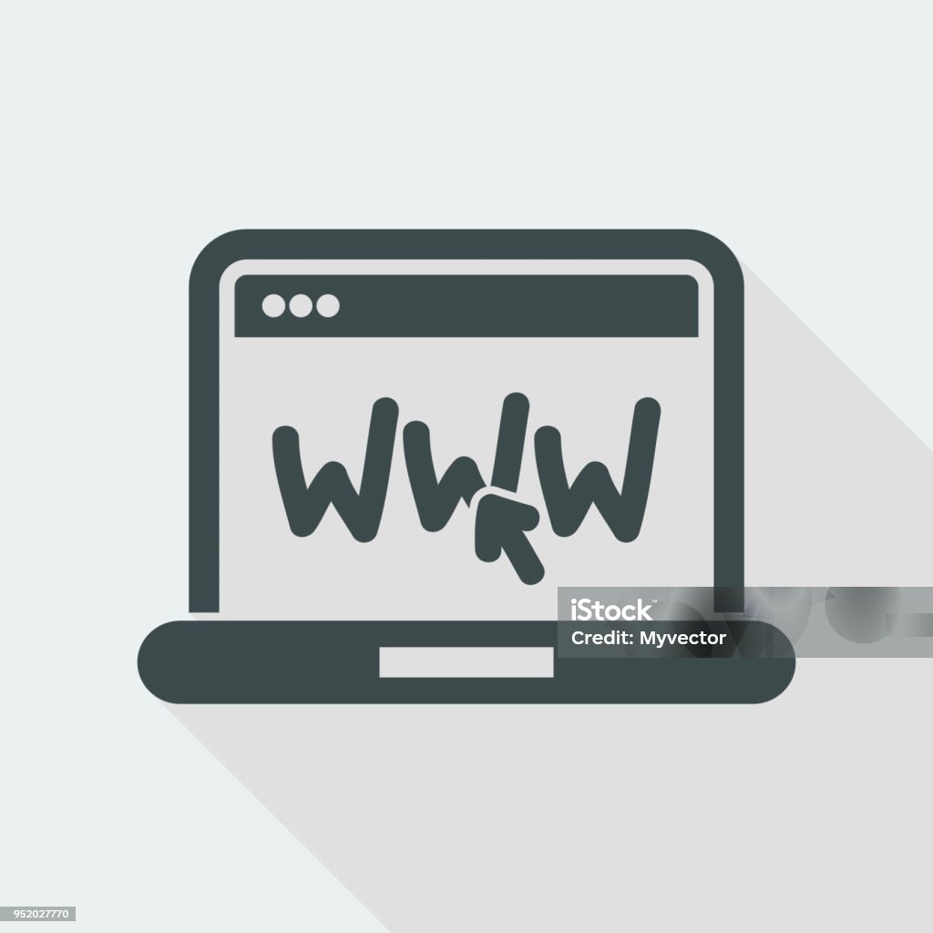 Commputer Web Computer Web Connected Stock Illustration - Download Image Now ...