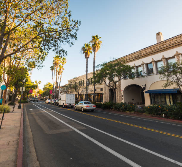 istock State street in Santa Barbara at sunset 952030348