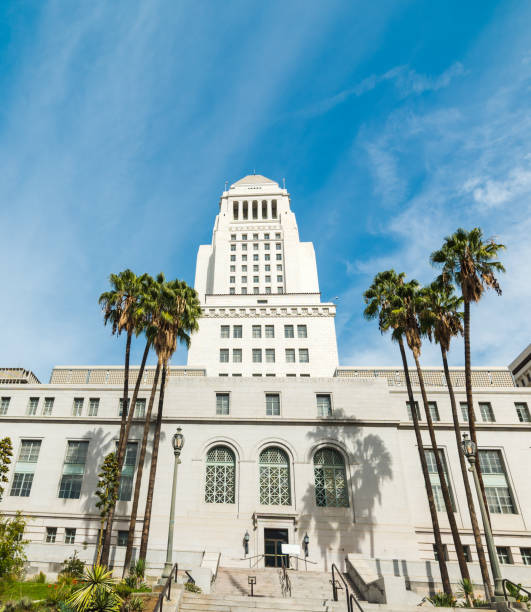 istock Front view of Los Angeles city hall 952032306