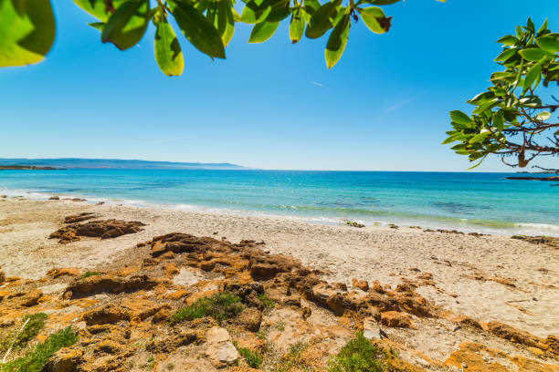 istock Rocks and sand in Le Bombarde beach 952037092