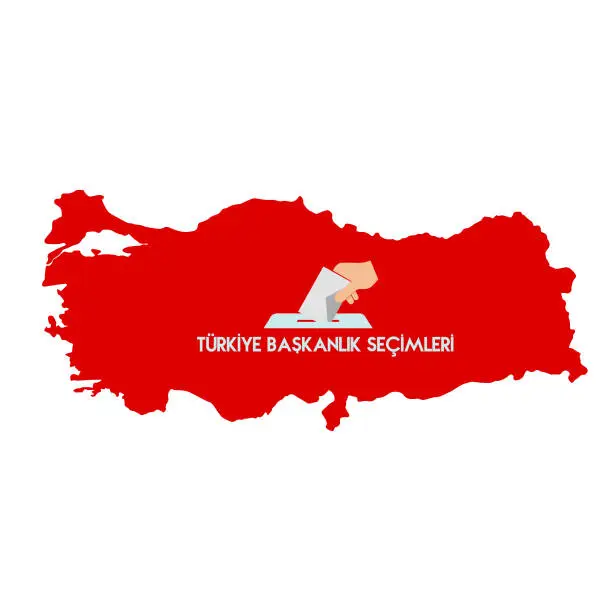 Vector illustration of turkey early elections, vector work