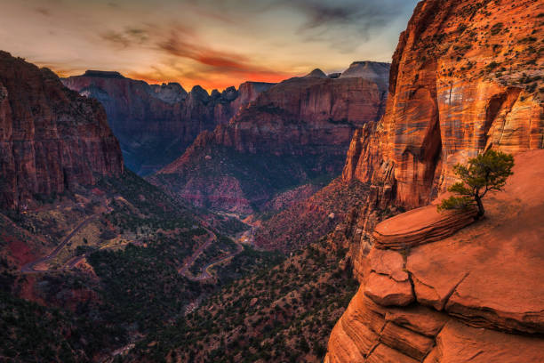 istock Sunset over Zion National Park, Utah 952046316