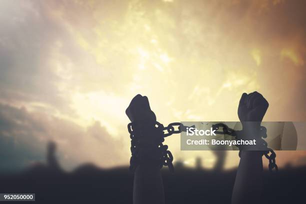 Labor Day Concept Stock Photo - Download Image Now - Slavery, Freedom, Releasing