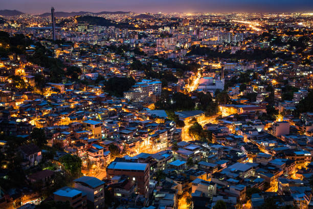 istock Rio de Janeiro Slums at Night 952057814