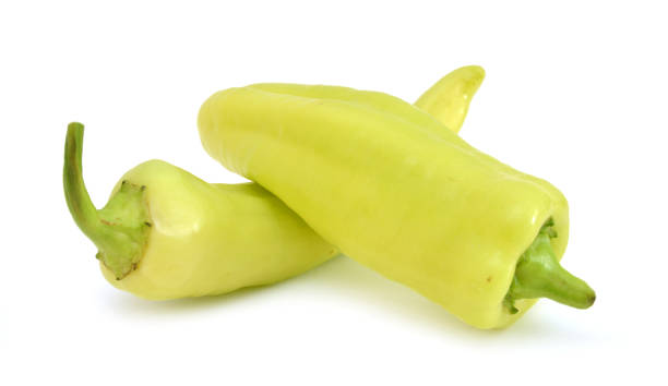 istock Yellow Banana Peppers on White Background 952059604