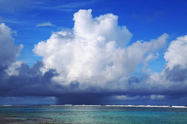 Rain cloud stock photo