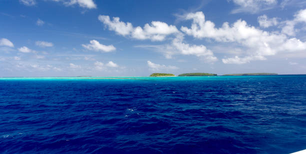 Panorama Vava'u Island in Tonga stock photo