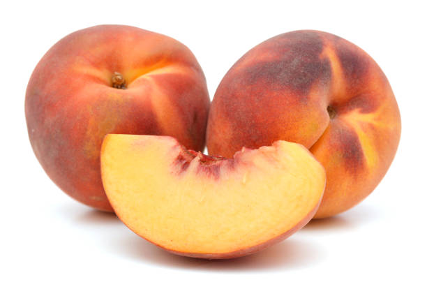 istock sweet peaches on a white background 952062808