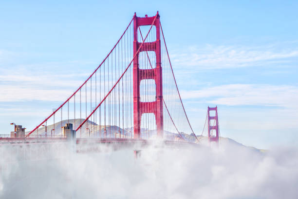 istock Scenic Golden Gate Bridge in San Francisco With Log Fog 952071298