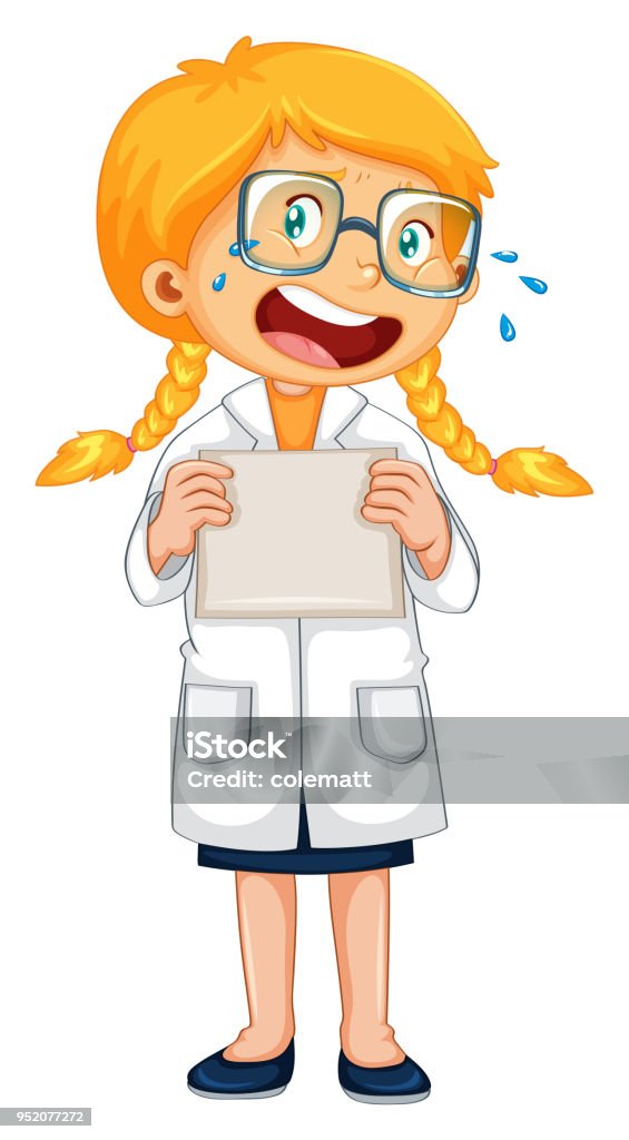 A Crying Doctor in Uniform A Crying Doctor in Uniform illustration Art stock vector