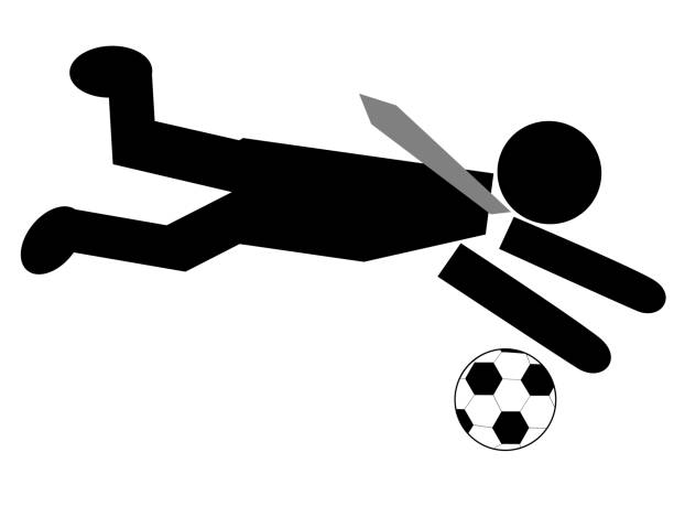 illustrations, cliparts, dessins animés et icônes de icône d'affaires - athlete soccer player men professional sport