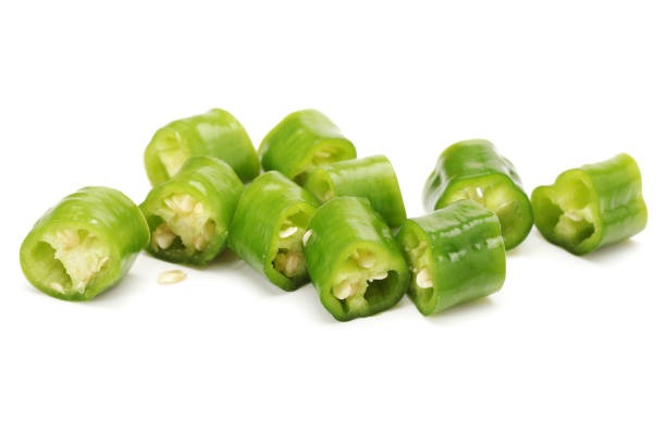 istock Serrano Chili Peppers on White Background 952081486