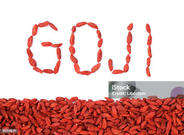 Goji Beerenschild Stockfoto und mehr Bilder von Beere - Obst - Beere - Obst, Beere - Pflanzenbestandteile, Bocksdornfrucht