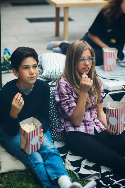 istock Movie Night In Backyard 952084526