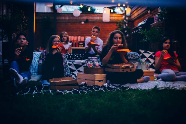 istock Movie Night In Backyard 952085746
