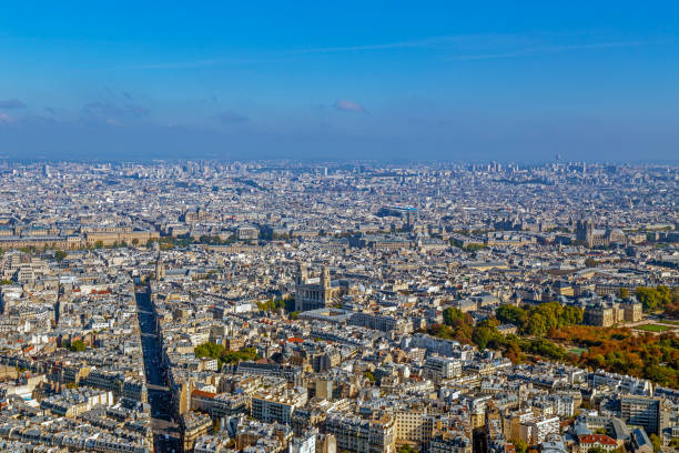 istock Panorama and aerial view of Paris 952087122