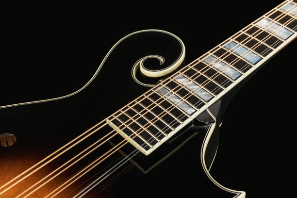 istock Mandolin isolated on black background. Music concept. 952087828