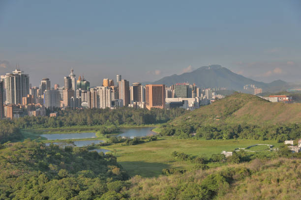 istock China's Shenzhen city from hong kong view 952090630