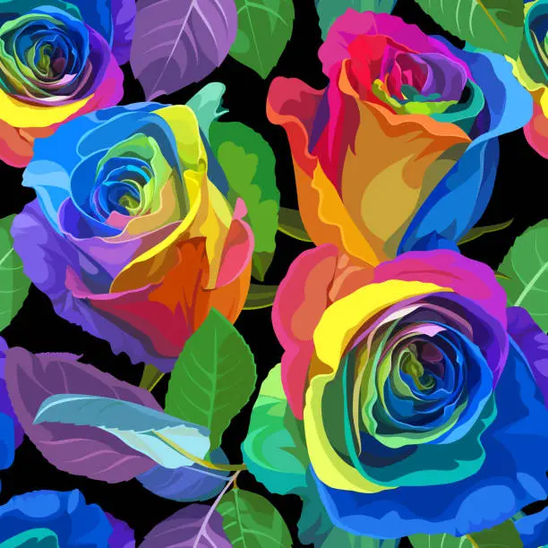 Multi Color Roses Background Free multi colored rose Vector Images & Graphics | FreeImages