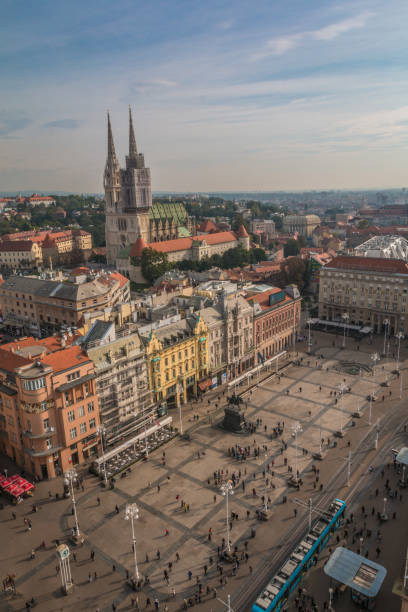 istock View of Old square in Zagreb 952093116