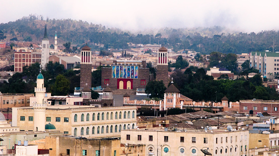 Vista a la Catedral de Mariam Enda en Asmara, Eritrea photo
