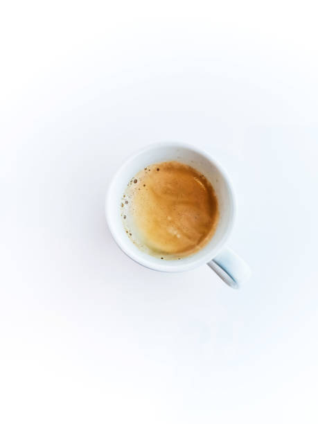 istock white cup of hot coffee on table 952101842
